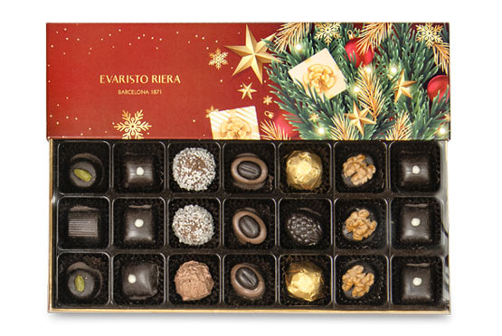 cajas para bombones chocolates a medida navidad