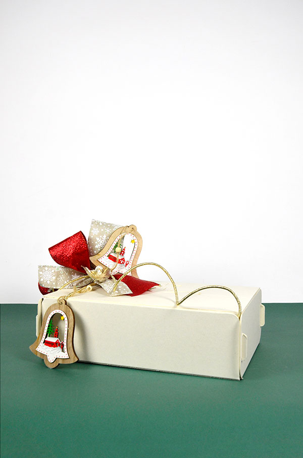 packaging para regalo navidad papel lazos