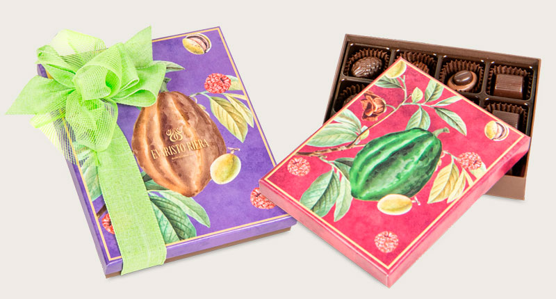 Cajas de cartón para dulces y bombones con una gran variedad de diseños de temporada